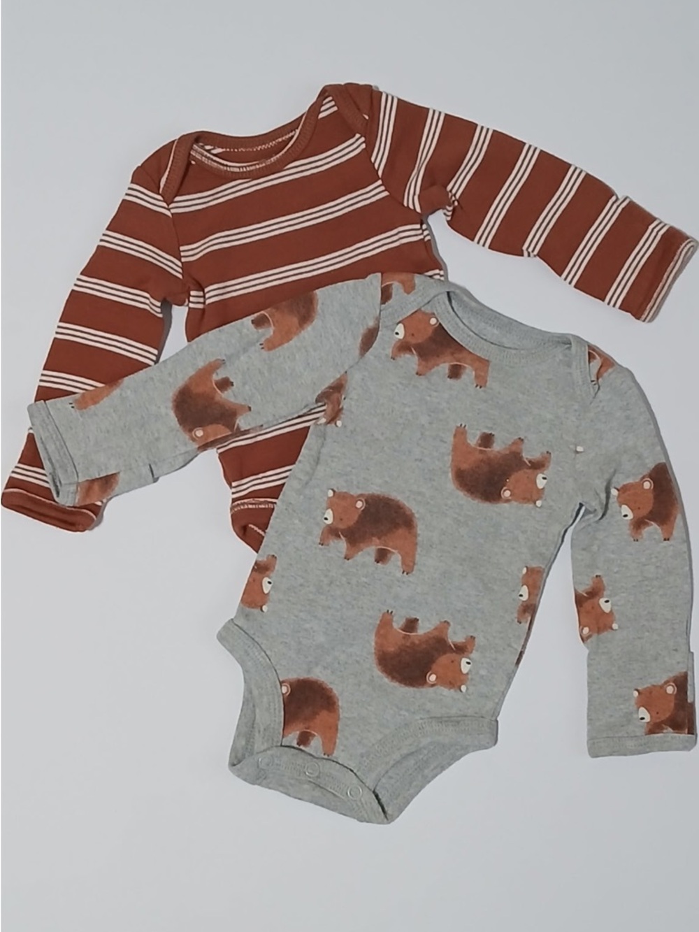 just one you carter’s nb onesies set of 2